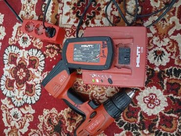 Cordless Power Tools: Hilti akumulatorska bušilica sa dve baterije i punjačem. Bušilica je — 1