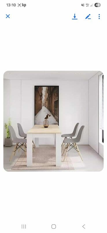 sto i klupe od paleta: 07. Trpezarijski set Kadiz 21500din. Dimenzije stola: 152x72x76 cm — 3