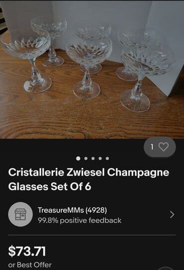 swarovski case za vino cena: Case kristal Zwiesel Nemacka 80te.,za vino. Case nemacke za vino — 3