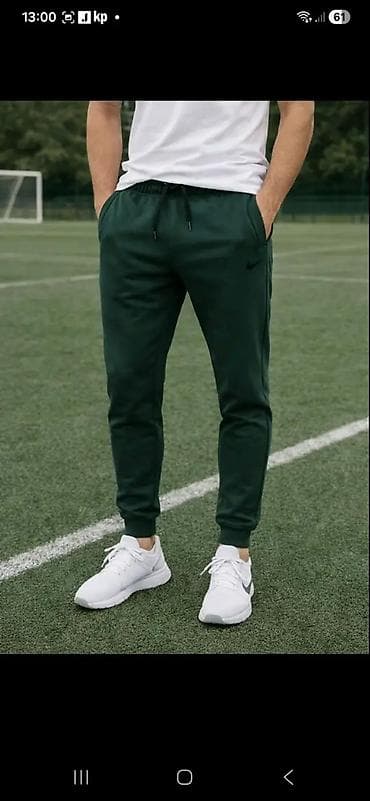 shooters trenerke: Donji deo trenerke, Puma, bоја - Maslinasto zelena, Pamuk — 5