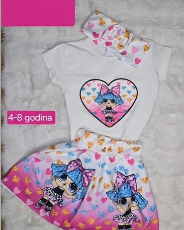 Komplet: Majica, Suknja