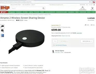 volani za pc polovni: *** SUPER AKCIJA *** 0494 Airtame 2 - bežično rešenje za proširenje — 5