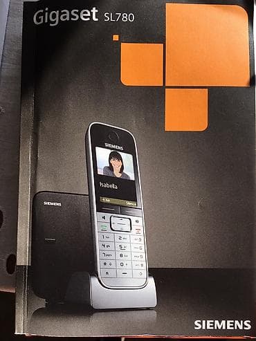 Bežični telefon Simens Gigaset SL 780 u kutiji, sa svim delovima i