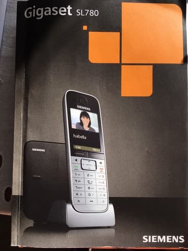 Fiksni telefoni: Bežični telefon Simens Gigaset SL 780 u kutiji, sa svim delovima i — 1