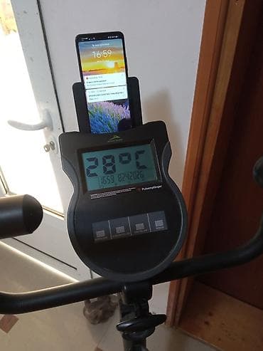 mini steper cena: Sobni bicikl sa magnetnim otporom i LCD konzolom - Tip: uspravni — 5