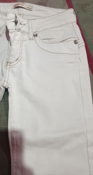 pantalone od vestacke koze: LIU JO - LIU jeans bele farmerke broj 26, ali pre za oko 12 godina — 5