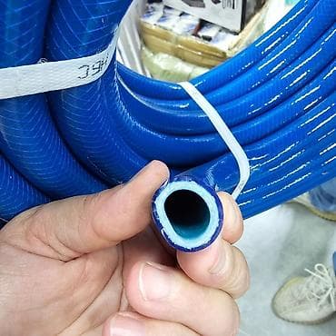 pvc podni paneli: 04. Pvc crevo za vodu - 1/2 25m duploarmirano plavo Cena — 1