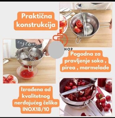 Kitchenware Accessories: Cena 4000 din Presa i mašina za pasiranje paradajza Presa za — 3