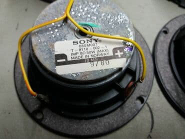 ubit zvucnici: Sony-visoki i srednji (Seas) -visoki(br.2) 9,5cm=40e — 4