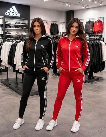 Gornji i donji deo: Komplet trenerke ADIDAS gornji i donji deo sa elastinom. Kvalitetne i — 1