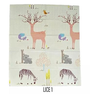 sklopiva podloga za bebe: Podloga za igru od XPE pene Lovely Forest 150x180 cm – šifra — 4