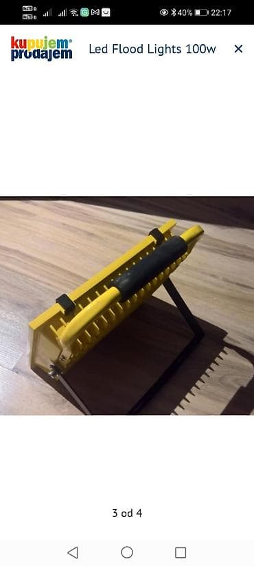 pec na pelet polovna: LED reflektor 100W – punjivi, IP65 - Snaga: 100 W - Izvor svetla: LED — 3