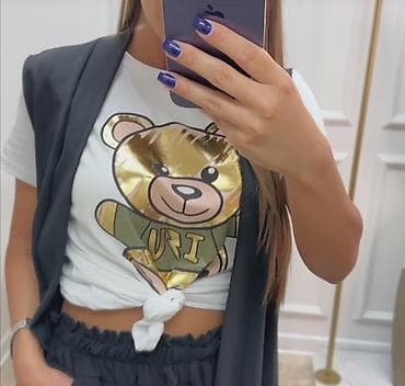 Majice kratkih rukava: Fantastična majica
VRHUNSKI model i kvalitet Uvoz Turska
Vel S M L — 2