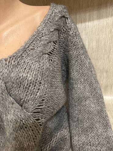 new yorker push up: L, Wool, Casual cut, Single-colored — 8
