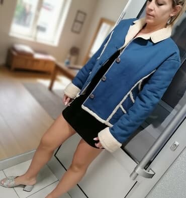 subare od vestackog krzna: L, Veštačko krzno, bоја - Svetloplava — 1