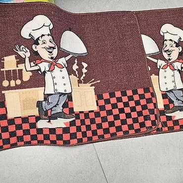 stolnjaci dimenzije: Prostirke za kuhinju 2u1 Odozdo guma, ne klizajuce Dimenzija vece — 1