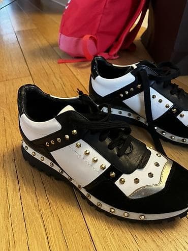 Ostala ženska obuća: Twinset Milano patike sa nitnama - Model: ženske patike sa pertlama - — 2