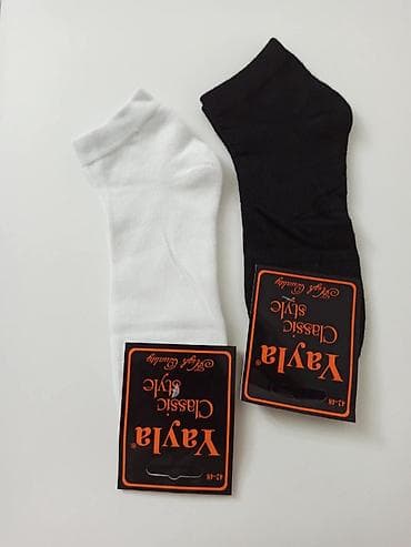 Sweaters: Muske kratke carape pamuk 42-48 Dostupne crne i bele Set 6 pari 500 — 2