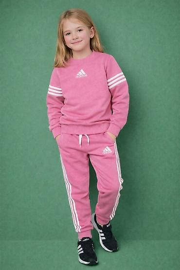jesen tempere: Adidas dečija trenerka za devojčice NOVO Novo Pamuk Veličine 4 6 8 10 — 3