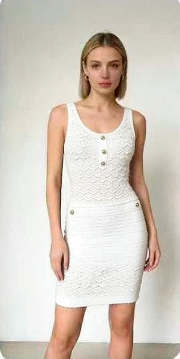 helanke s: 💫Ženska pletena mini haljina bez rukava.
✅2500 din — 4