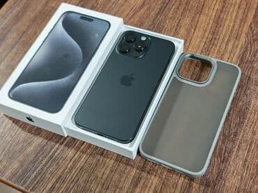 iphone 14 pro: Apple iPhone iPhone 15 Pro Max, 256 GB, Black Titanium — 1