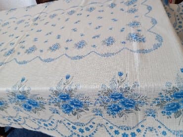 Posteljina: Stoljnjak nov velik. Duzina. 2m i 15cm. Sirina. 1m i — 2