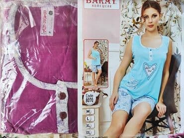 Pidžame: Pamučna pidzama/bebi Dol
4kompleta 1800din (sj)
m l xl 
Mozda neka S — 13