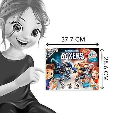 štit kapetana amerike: Hidraulični bokser Buki – set za sklapanje robota koji se pokreće — 5