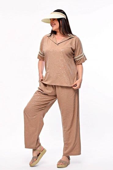 ženski kompleti za punije: ***Hit kompleti za punije dame cena 3600 Pamuk viskoza elastin Siri — 11