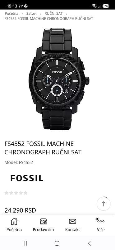 spenserice muske: Fossil Machine Chronograph ručni sat – model FS4552 - Kućište i — 3