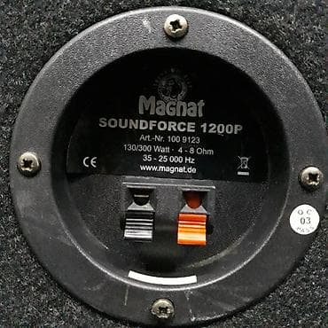 Auto elektronika: Magnat soundforce 1200 p trosistemci sa hornom bas 8 incha ojacani — 9