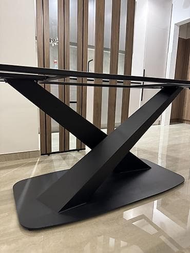 navlaka za chicco hranilicu: Čelično postolje za trpezarijski sto – model sa ukrštenim nogama (X) — 2