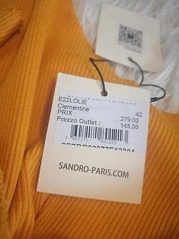 majice l: Sandro original haljina – Lolie Knotted Waist Cutout Midi Dress, boja — 2