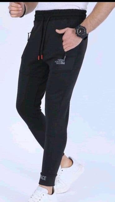 nike tech fleece crni donji deo: Sweatpants, Lycra — 1