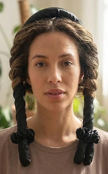 divna divna note: Saten traka za oblikovanje kovrdža bez toplote - Set za kovrdžanje — 1