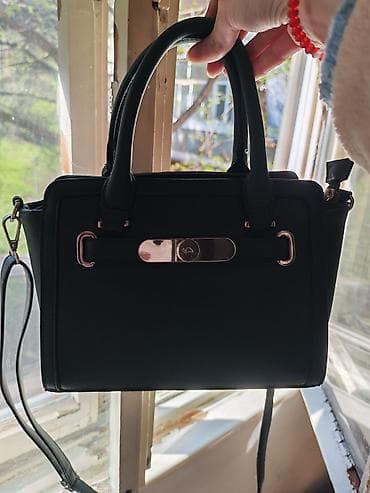 samsonite poslovne torbe: Elegantna damska torba – tamnozelena - Materijal: veštačka koža sa — 3