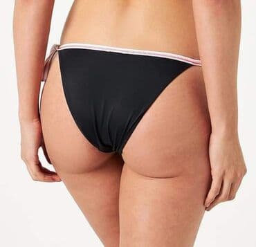 jednodelni kupaci sa karnerima: M, Jednobojni, bоја - Crna — 1