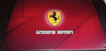 imt spartac delovi: Dekorativna metalna tablica - SCUDERIA FERRARI Dekorativna metalna — 3