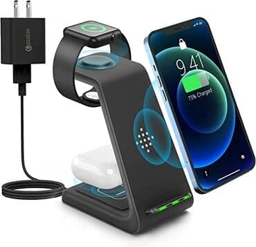 šporeti sa ravnom pločom: Original INDUKCIONI WIRELESS BEZICNI PUNJAC SA 3U1 NAPREDNOM SMART — 5