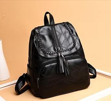 Elegantni crni ženski ranac – višefunkcionalni gradski model -