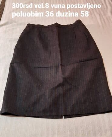 Suknje: S (EU 36), Mini, bоја - Braon — 10