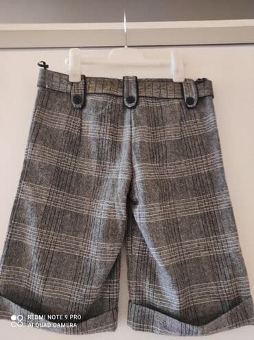 kompleti prsluk i pantalone: S (EU 36), bоја - Siva, Karirani — 3