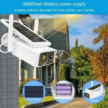 kamere: Cena 7490din Spoljna ip WiFi kamera sa solarno napajanje Full hd novi — 1