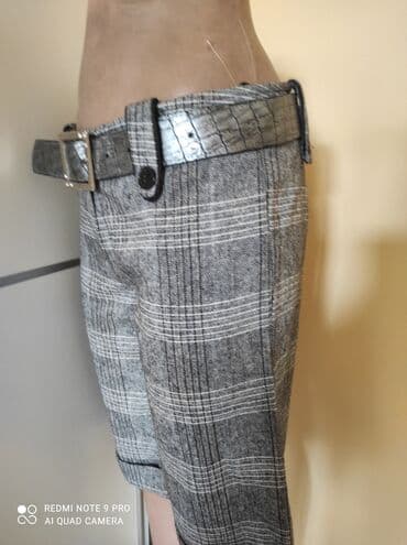 kompleti prsluk i pantalone: S (EU 36), bоја - Siva, Karirani — 5
