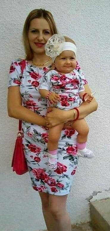 haljina 10: Haljine za mame i devojcice - rade se u velicinama od 1 do 12, i za — 26