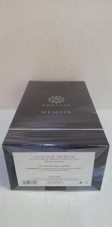 Personal Items: AMOUAGE MEMOIR MEN EDP100ML | Amouage Memoir men edp100ml. Original — 3