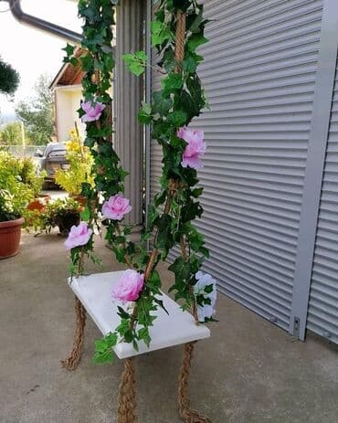 drvena ljuljaska za odrasle: Drvena ljuljaška za decu i odrasle sa atestiranim kanapom Dimenzije — 1