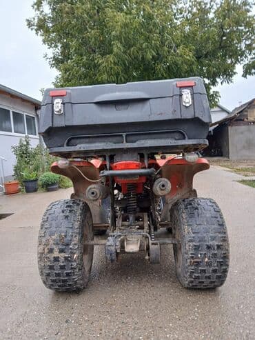 Motocikli i skuteri: Radni ATV četvorocikl – crveni - Robusni terenski četvorocikl sa — 2