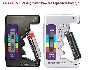 kucni aparat za sladoled: Nov tester za baterije. Pogodan za ugljenične, cink, alkalne i punjive — 1
