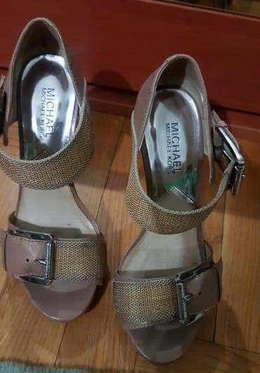 michael kors espadrile: MK Michael KORS original kao nove KOZNE sandale - sandalete. Sa strane — 1